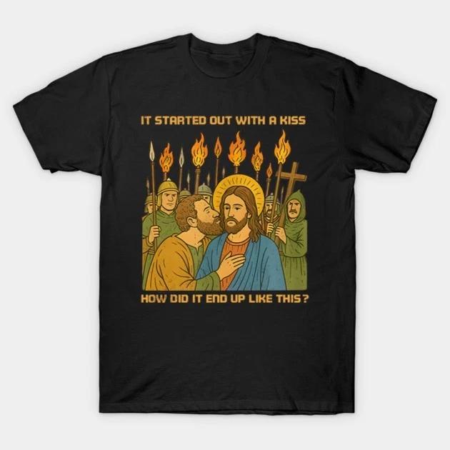 “I Never Said That” WWJD Jesus Meme T-Shirt – Funny Religious Humor Graphic 2XL