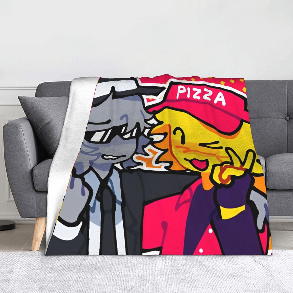 Azuretime Anime Fleece Blankets Azure Two Time Forsaken Awesome Throw Blanket for Home Hotel Sofa 125*100cm Quilt