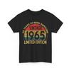 Vintage 1965 Limited Edition 60-Year-Old Gifts 60th Birthday T Shirt
