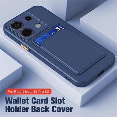 Portafoglio per porta carte di credito Cover posteriore per telefono per Redmi 13C Note 13 / Note 13 Pro / Note 13 Pro + 5G 4G POCO X6 M6 C65 per Xiaomi 13 Lite 13T 14