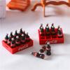 1:12 Dollhouse Mini Coke Basket Miniature Food Model Dollhouse Decoration Doll Kitchen Play Scene Accessories