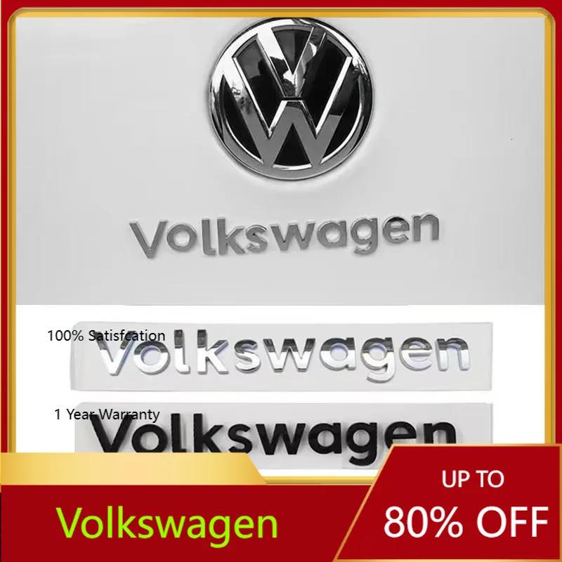 VW Polo Golf 4 5 Valve Stems Caps For VW VOLKSWAGEN New ABS Car Trunk Volkswagen Logo Decorative Sticker Auto Styling Emblem Badge Sticker Decal AYZ1