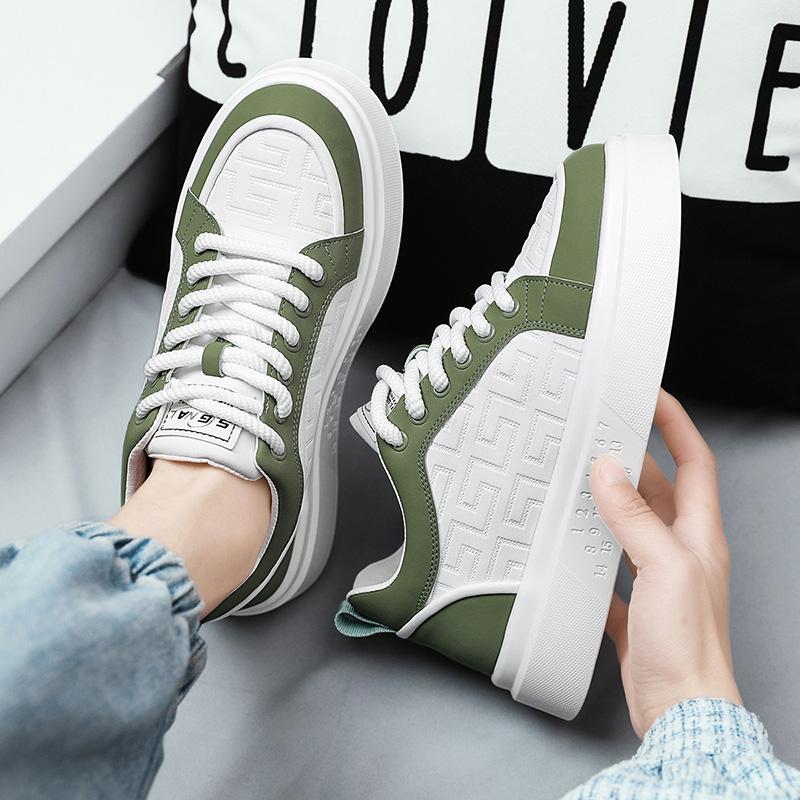 Men's shoes casual sneakers thick baseplate shoes