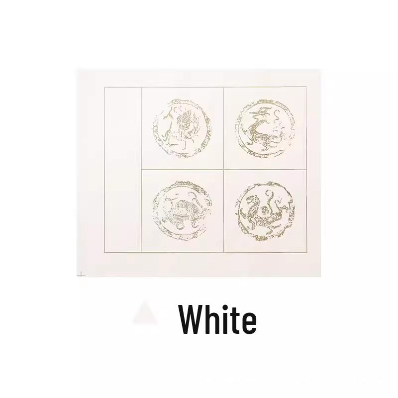 Batik Four-Character Roof Tile Calligraphy Soft Brush Paper