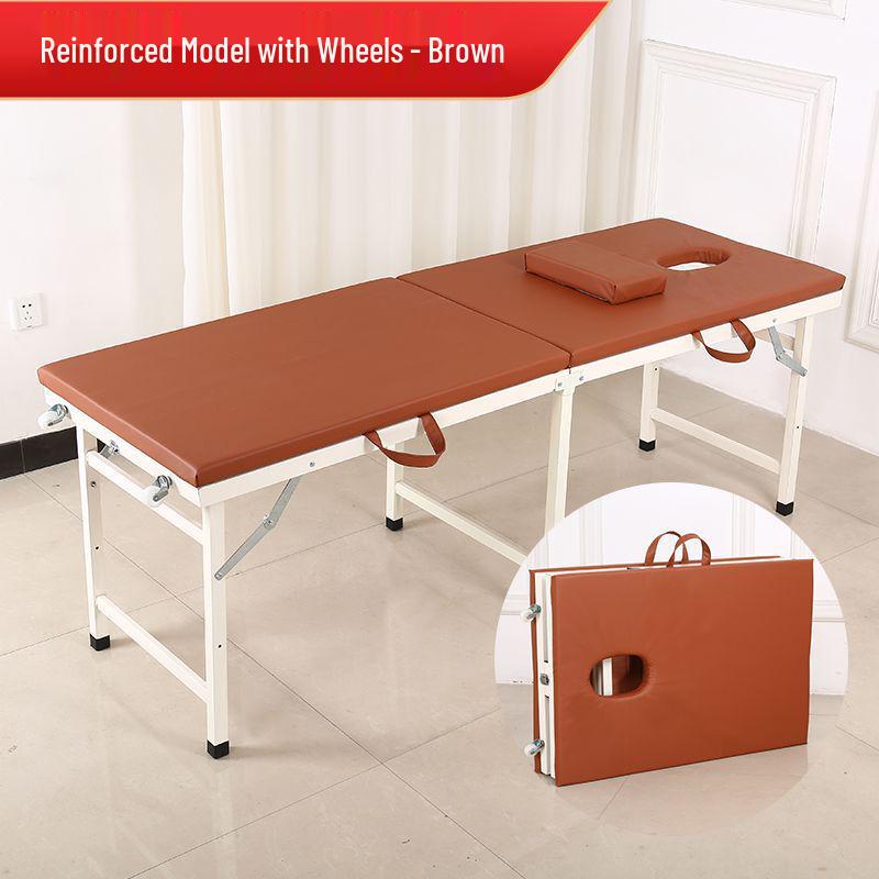 Portable Folding Massage & Examination Bed - Ideal for Physiotherapy, Orthopedic, TCM, Tuina, Beauty Treatments, and Outpatient Services.