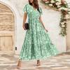 Women's Flowy Dresses Women's Summer Dresses Casual Short Sleeve Maxi Dresses Formal Maxi Dresses