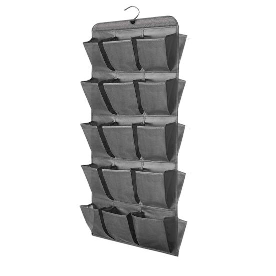 Storage Hanging Bag 30 Large Mesh Pocket Dual Sided with Rotating Hanger Wall Mounted Shoe Organizer