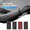Car Door Handle Leather Auto Protective Case Cover For Outlander Lancer Cross Colt Xpander Mirage Attrage