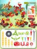 Kids Building Blocks Set Electric Drill Assembly Screw Toy Puzzle Multifunctional Educational STEM Toys for Boys Girls Birthday