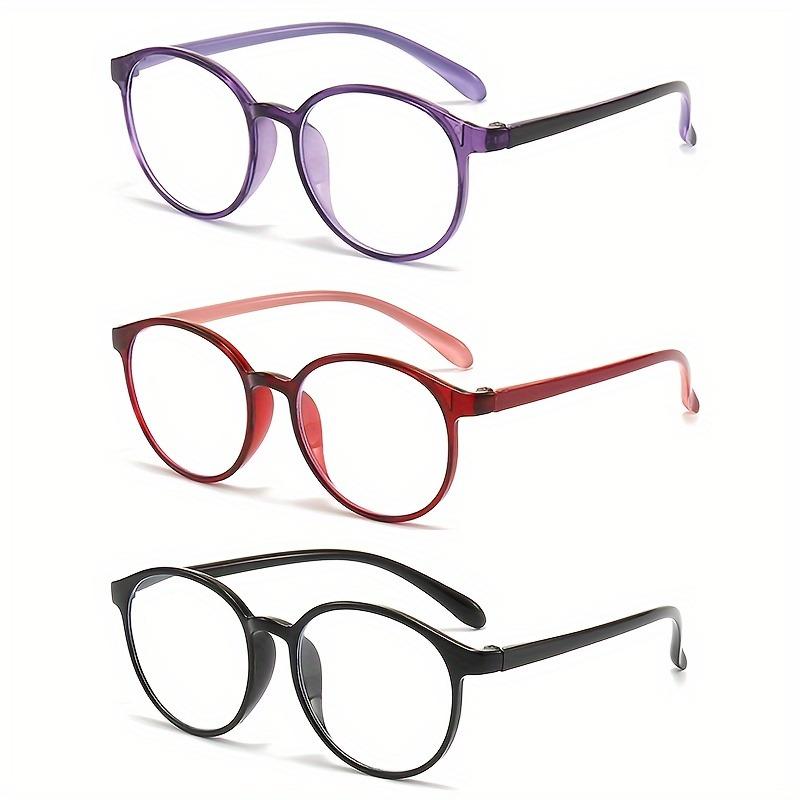 

Новые ультралегкие круглые очки для чтения с простой полноободковой оправой из ПК для мужчин и женщин 1.5