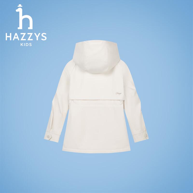HAZZYS Girls' Fleece Lined Windbreaker Coat