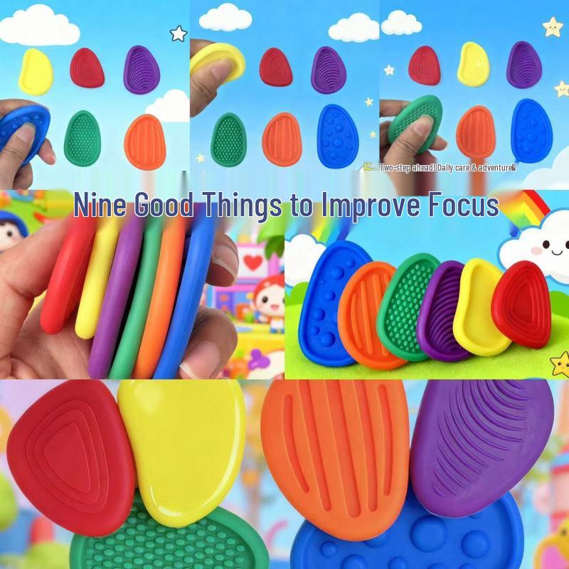 Children's Silicone Stress Relief Worry Stone Toy