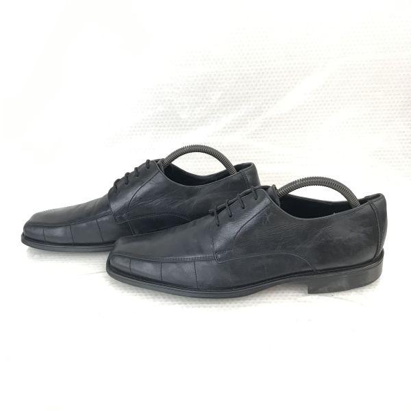 Lloyd Made In Germany Leather Swirl Moc Dress Shoes Size 8F 26.5cm Black(USED)