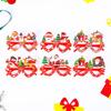 2024 Christmas Reindeer Cartoon Glasses for Kids' Party Decorations & Photo Props