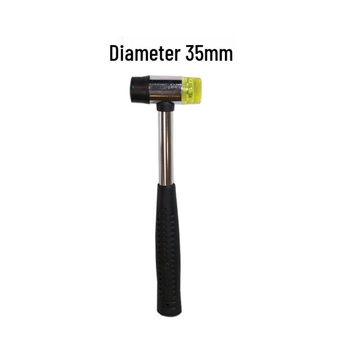 Nylon Leather Carving Hammer for Handcrafting with Awl/Stamping Tool