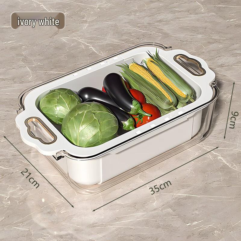Double-Layer Retractable Kitchen Sink Drain Basket