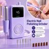 Rechargeable Electric Nail File 6 Grinding Heads Nail Grinder  Nail Tools