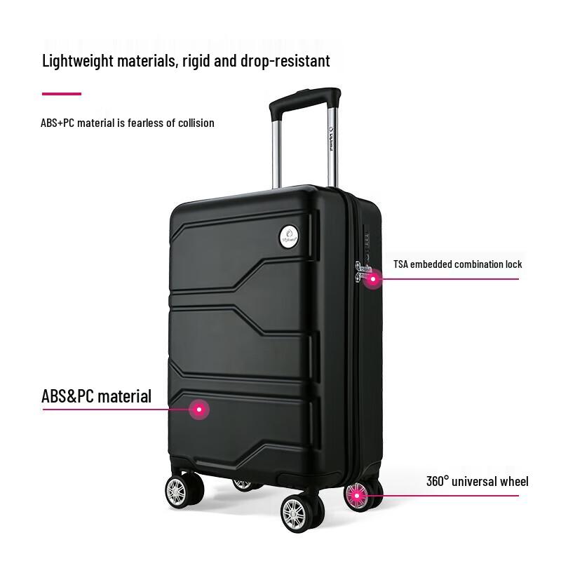 Diplomat TC-6903 Hardside Suitcase 24-inch