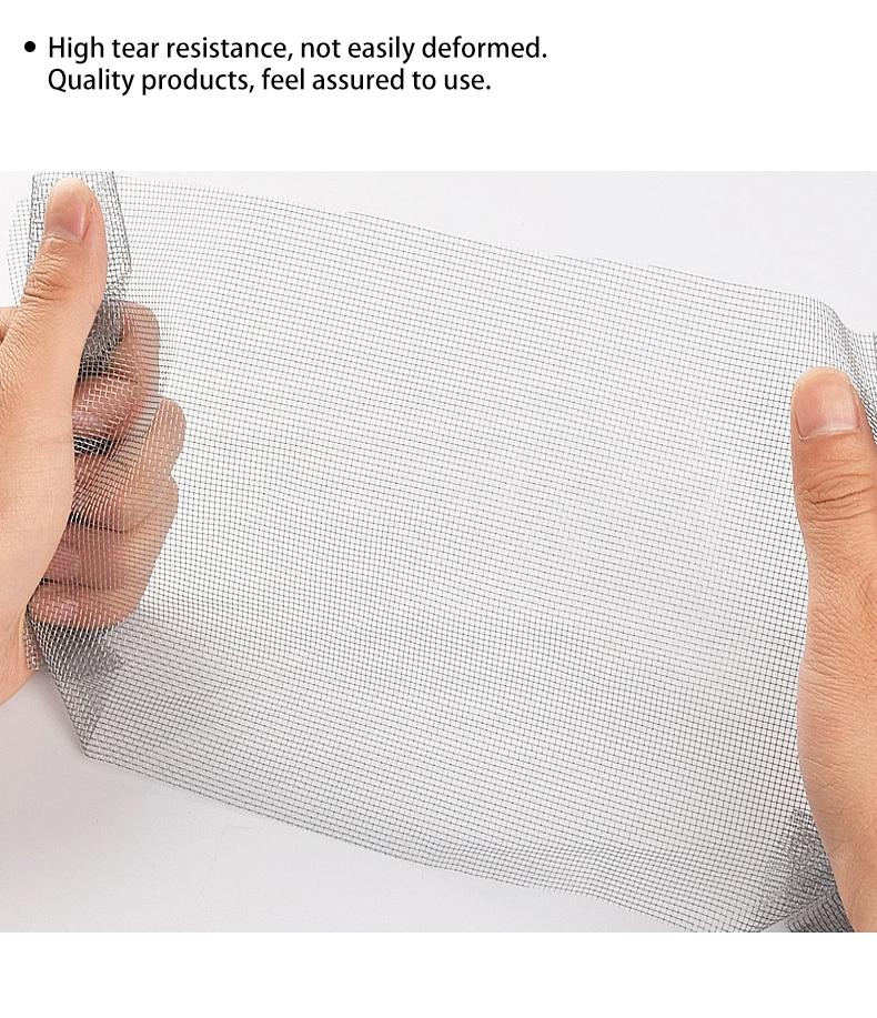 DIY Large Size Window Screen Mesh Pet-Proof and Mosquito/Insect Resistant Suitable for Balconies Gardens and More