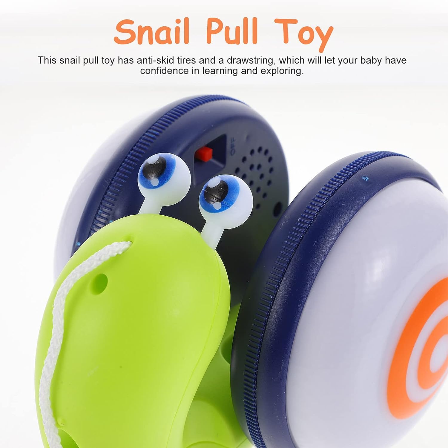 Детская игрушка-улитка — фото 3