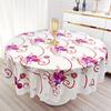 Waterproof, Oil-Proof And Anti-Scalding Coffee Table Tablecloth Leave-In Rectangular Dining Table Cloth Household Living Room Round Tablecloth