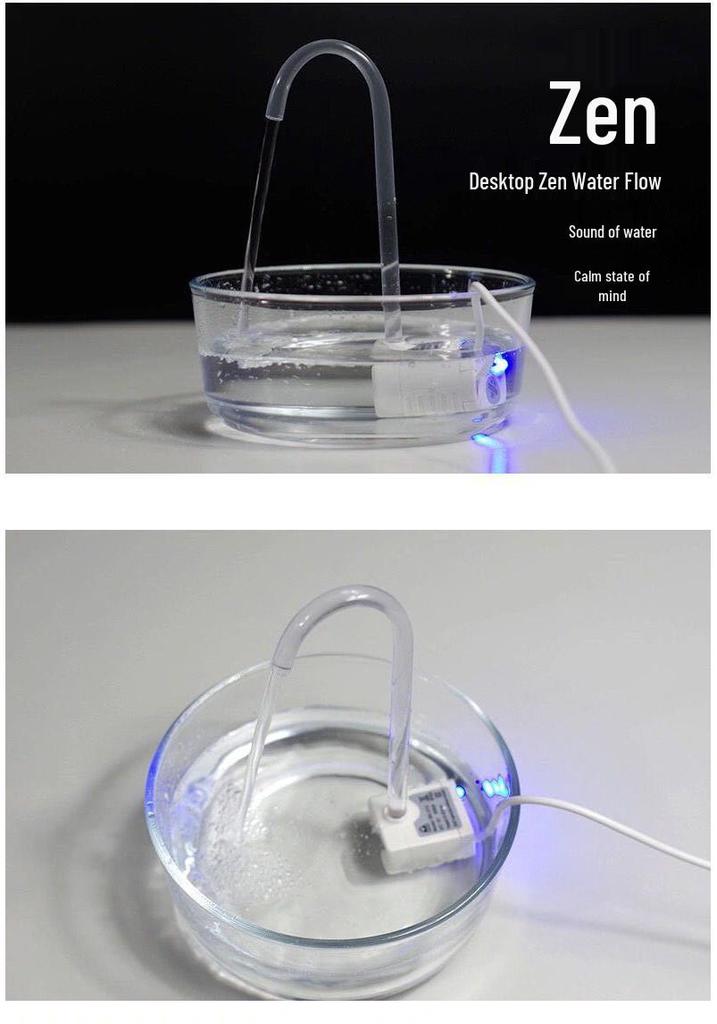 USB Cat Drinking Fountain: Silent Water Circulation Pump for Pets