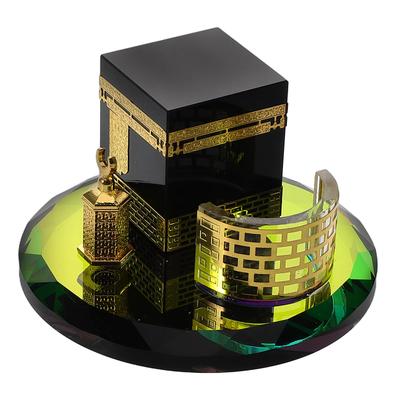 Mini Kristall Rund Handwerk Islamische Architektur Heimdekoration Tisch Fahrzeug Souvenir Geschenk Kristallmodell