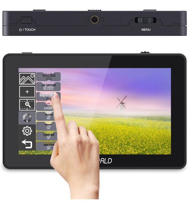 F6 PLUS 4K Photography Monitor with 3D-LUT, Touchscreen, Full Waveform, Vectors, Type C, Dual Power Supply