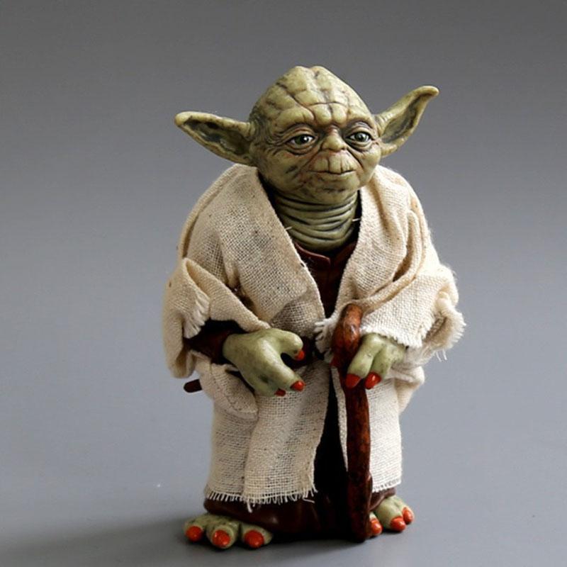 Anime Figure Star War Mandalorian Characters Master With Cloth Action Model Toys Gift YODA Poseable Articulated Scale Detailed Movable Collectible