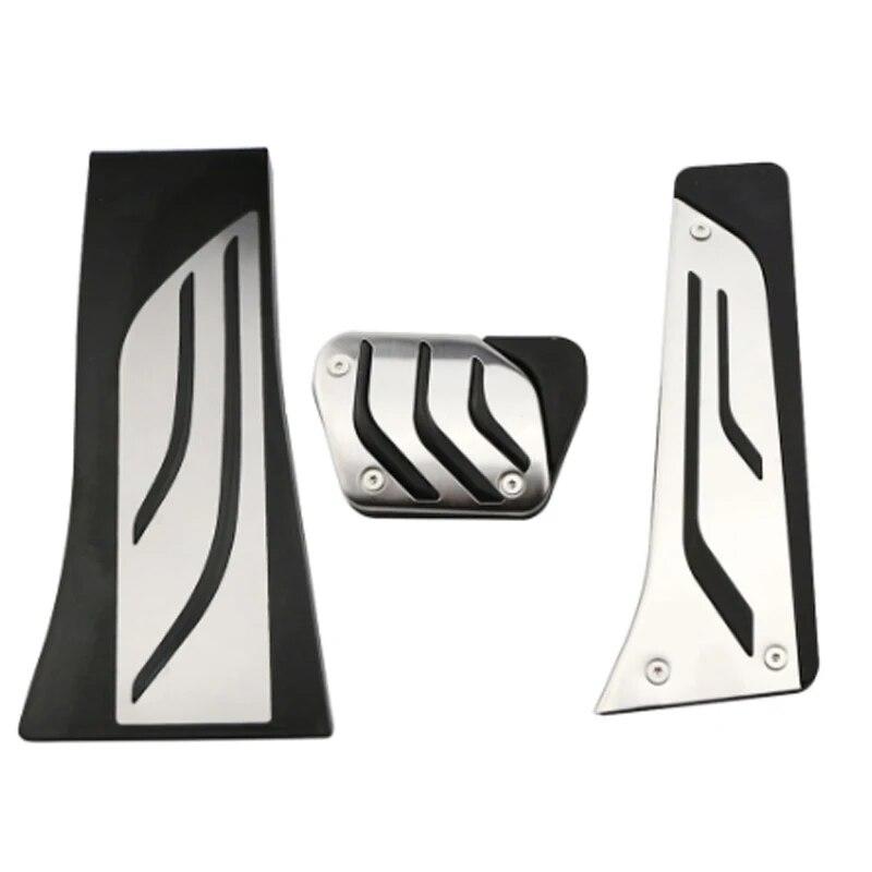 Car Pedals Kit for BMW X5 X6 F15 F16 E70 E71 E72 2008 - 2018 AT Accelerator Gas Brake Footrest Pedal Cover LHD Stainless Steel