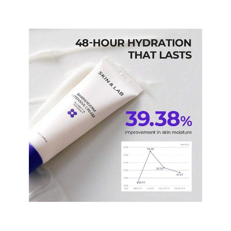 Skin&Lab Barrierderm Intensive Cream 30ml, Moisturizing,Gentle, Light Texture, Face And Body