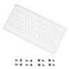White Cooling Radiator Shield Cooling Fan Cover Durability for Desktop and Laptop Fan Protector PC Dust Filter