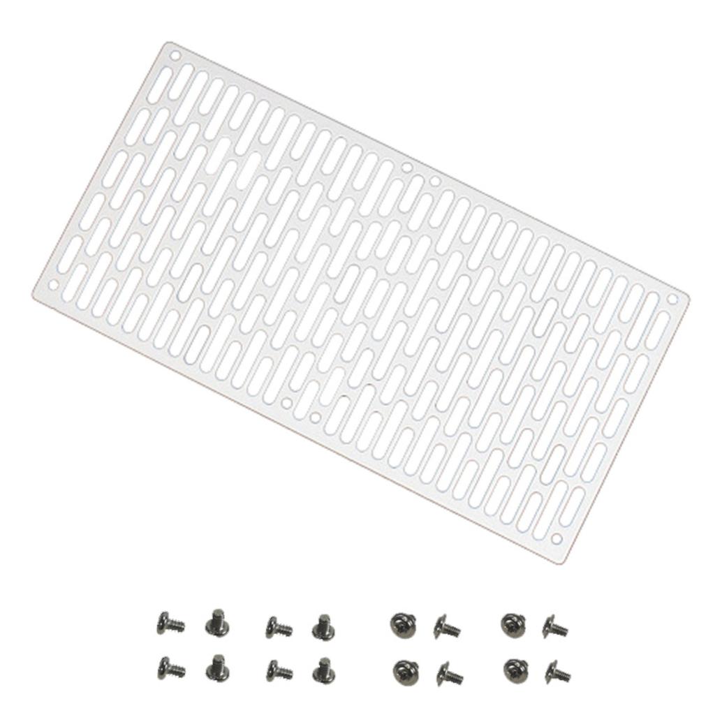 White Cooling Radiator Shield Cooling Fan Cover Durability for Desktop and Laptop Fan Protector PC Dust Filter
