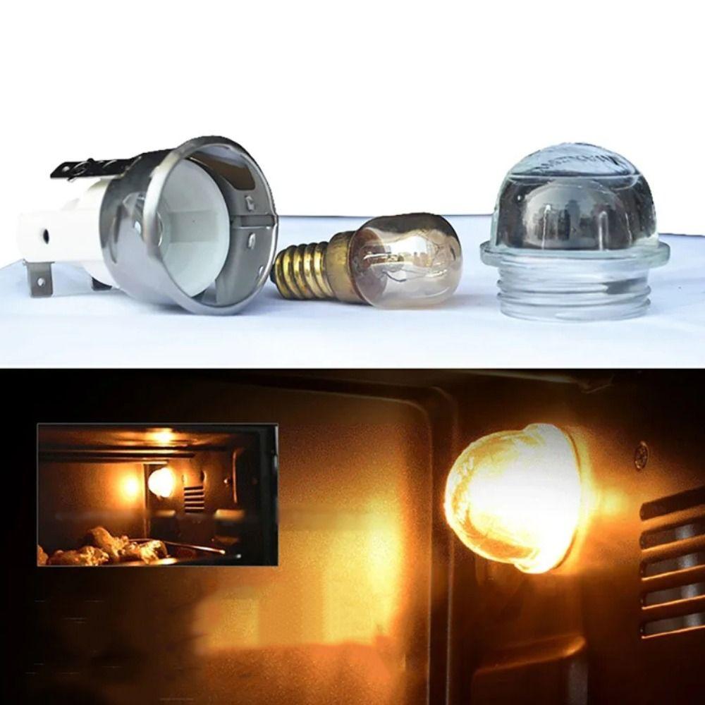 Ceramic Base Oven Lamp Holder 25W Oven Lamp Cap Durable Illumination Lamp Holder  Appliance