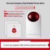 Wireless Emergency Alarm Button for Disabled Restroom with Sound and Light