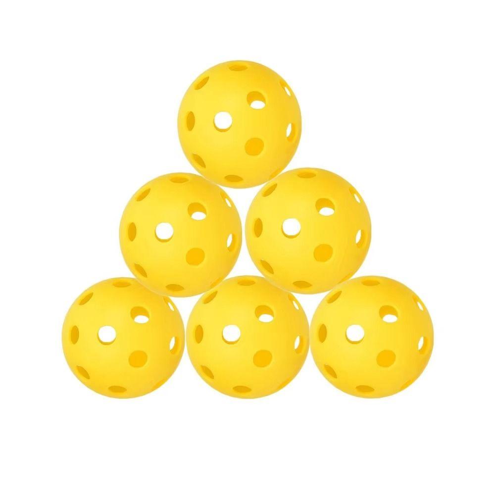 Storage Mesh Bag 26 Holes Pickleball High Bounce Pickleball Training Balls  Racket Sports