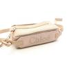 Used Chloe WOODY BELT BAG Shoulder Bag CHC23AS432 Canvas Leather Beige Pink Used Women