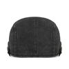 Casual Retro Denim Beret Hat Cotton Baker Peaked Painter Hat Adjustable Newsboy Hat Women
