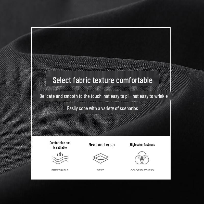 Kangbo Men's Tencel Blend Straight-Leg Cooling Wrinkle-Free Business Casual Pants