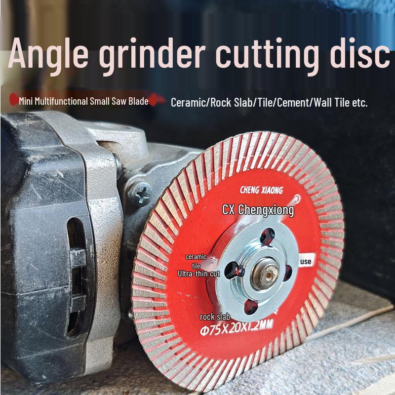 75mm Diamond Tile Saw Blade for Angle Grinders - Ideal for Ceramic Floor Tiles and Grout Cutting