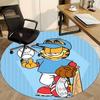 1pc Garfield Office Round Area Rug, Under Office Chairs Bedroom Living Room Home Decor A1016085