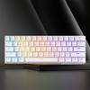 61-Key Mechanical Keyboard with RGB Lighting Effects Ergonomic Design Adjustable Plug-Play Universal Wired Gaming Keyboard