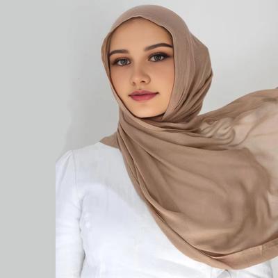 Women Headscarf Solid Color Soft Breathable Wide Head Wrap Versatile Smooth Touch Scarf Fashion Accessories
