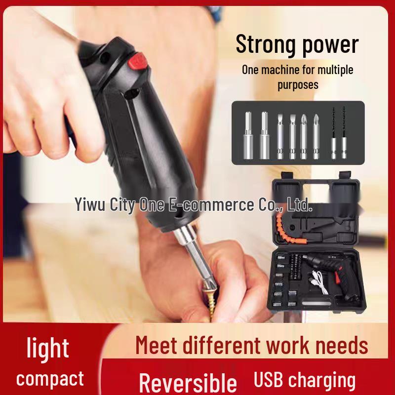 Rechargeable Multi-functional Electric Screwdriver & Drill Tool Set