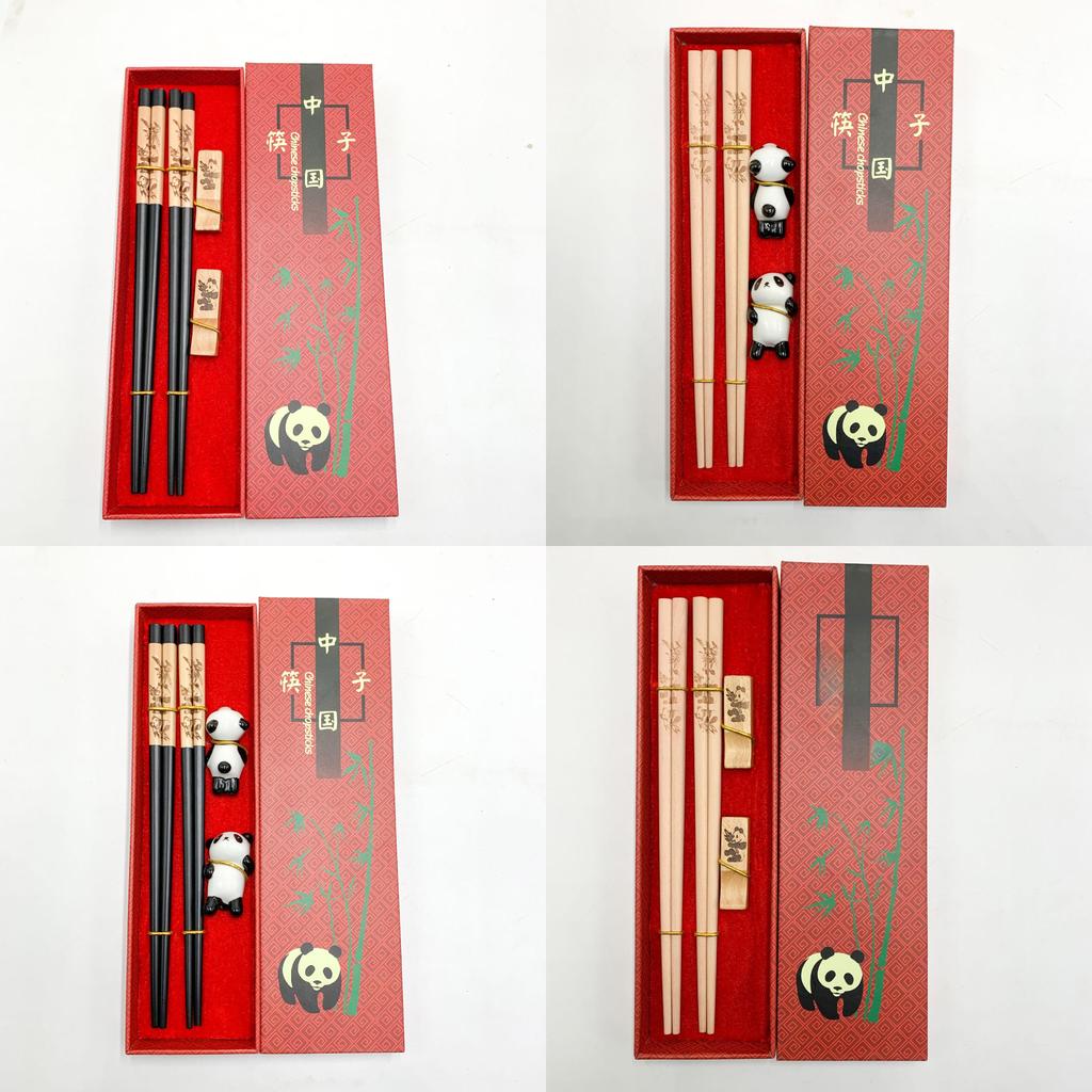 Panda Geschenk Holz Essstäbchen Geschenkbox Für Reise Souvenirs Und Heimgebrauch