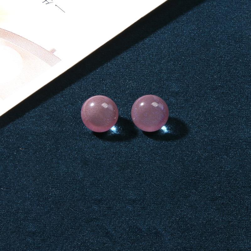 

10 шт. круглых пуговиц жемчужные женские рубашки рубашки кардиганы пуговицы аксессуары универсальные бусины ханьфу маленькие пуговицы 3 #pink * 10mm * round