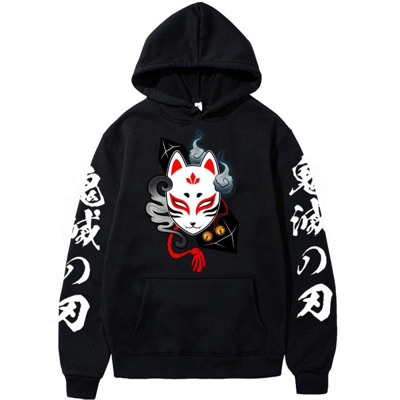 Demon Slayer Hoodie Kimetsu No Yaiba Nezuko Cosplay Sweatshirt Unisex Winter Warm Oversized Pullover