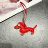 Llavero Creativo Lindo Perro Salchicha Europeo Colgante de Bolso Joyería para Llaves de Coche