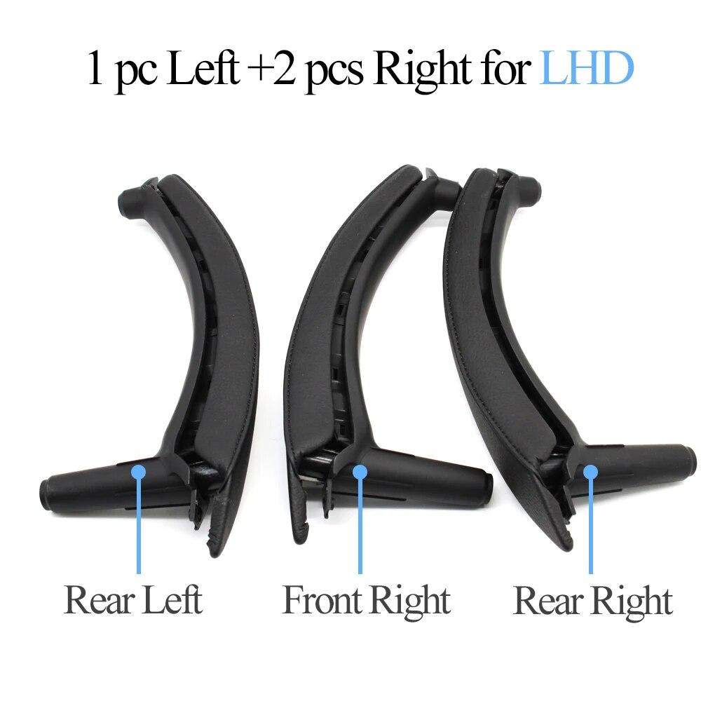Verbesserter Auto Links Rechts Beifahrer Türgriff mit Lederbezug Zierleiste Ersatz Für BMW X5 X6 E70 E71 E72 2007-2013