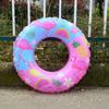 Child Inflatable Firebird Shell Swim Ring Pvc Thickened Print Pattern Swimming Ring For Boy And Girl